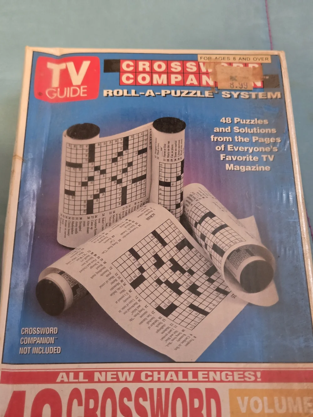 Vintage TV Guide Crossword Companion Roll-a-Puzzle Refills Volume 4 New Sealed